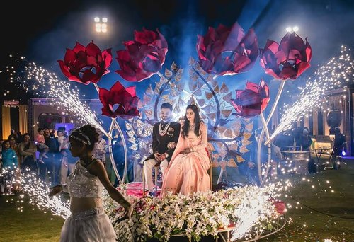 best bride groom entry theme bengaluru