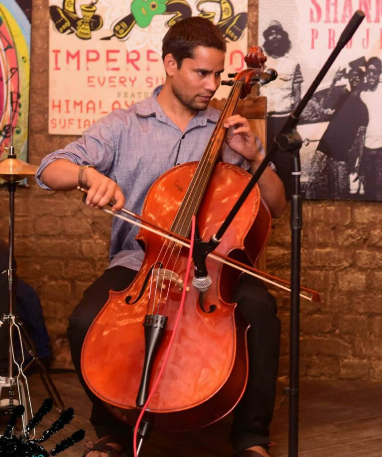 indian cello player bengaluru india